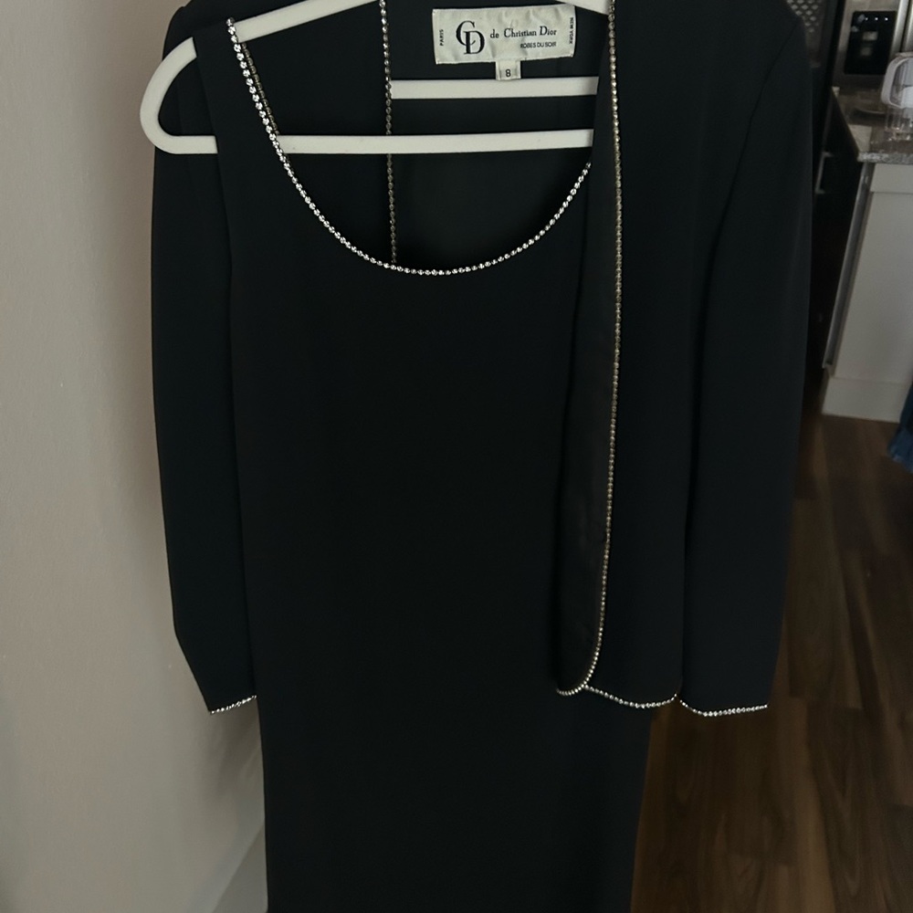 Christian Dior Black Dress with Jacket